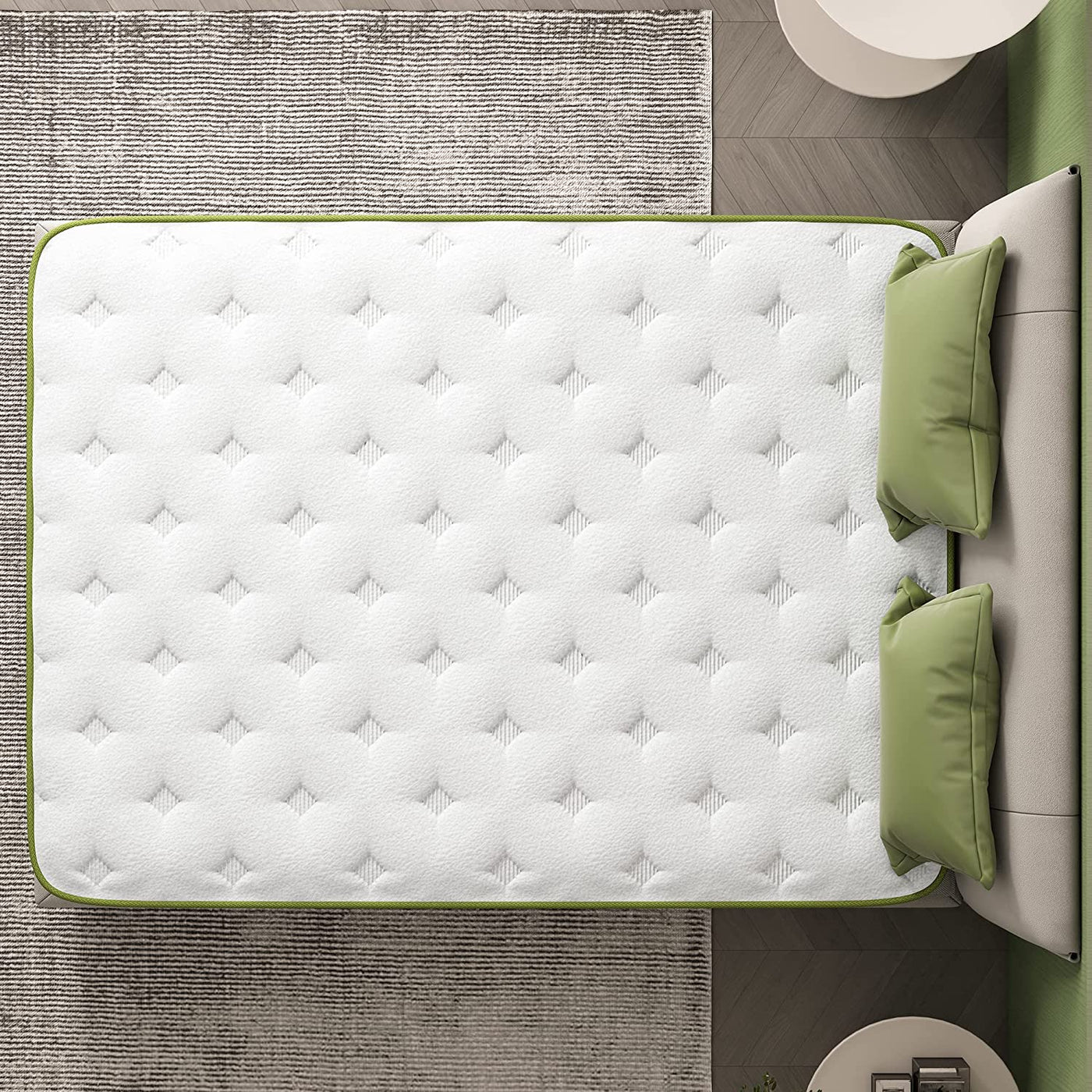 Crystli 8 Inch Responsive Memory Foam Innerspring Mattress(US)