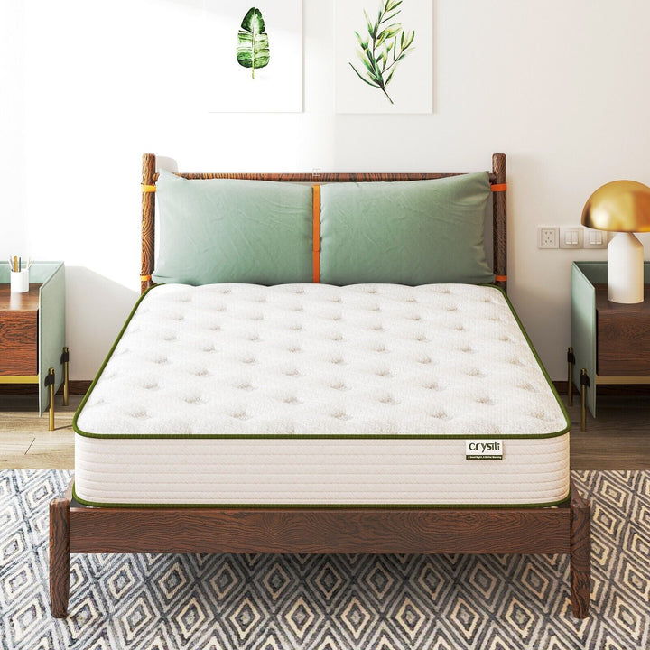 WM-12 Inch Crystli Green Avocado Collection Hybrid Mattress (CA)
