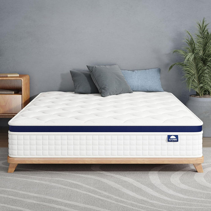 Big Promotion Crystli Midnight Collection 10 Inch Innerspring Mattress With Zero Pressure Foam