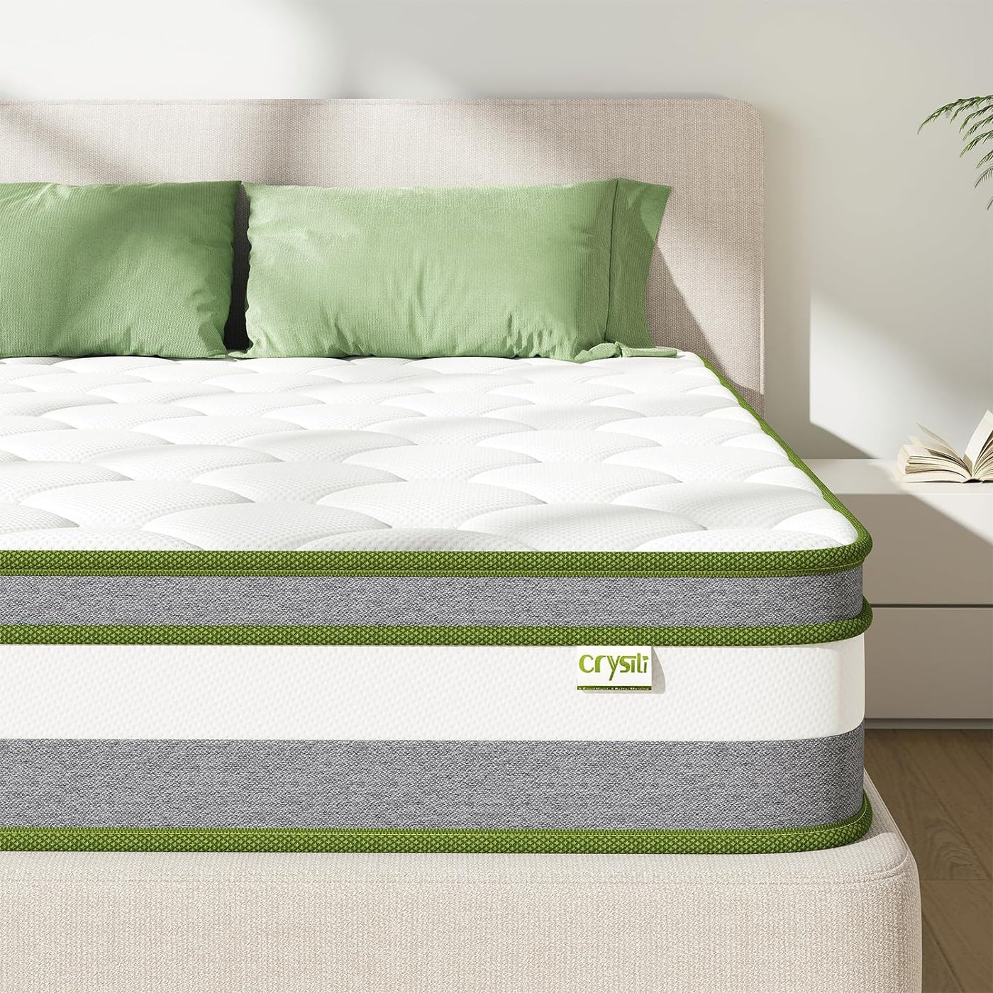 Crystli HB Avocado Collection10 inch Hybrid Mattress (CA)