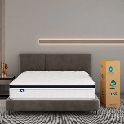 Everyday Crystli Midnight Collection 10 Inch Hybrid Innerspring Mattress with Zero Gravity(US)