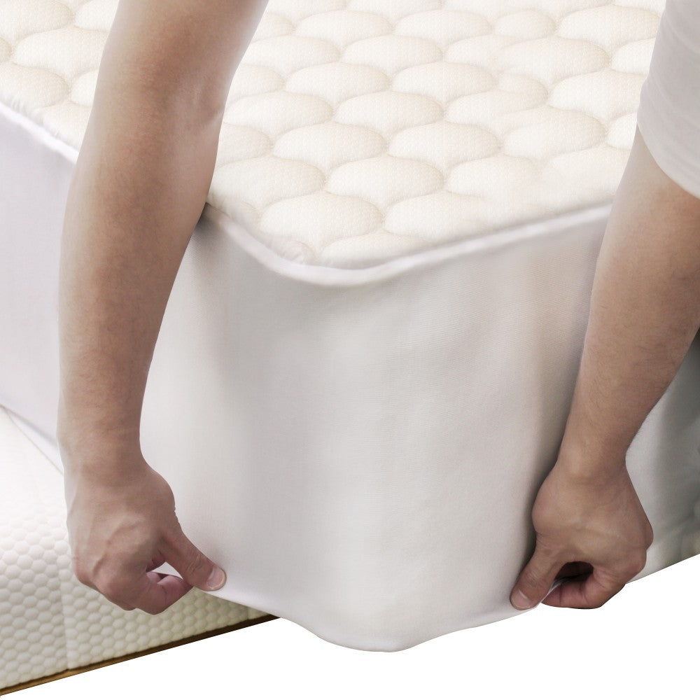 Everyday Quilted Mattress Pad Cover Topper Pillow Top Mattress Protector