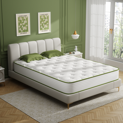 Big Promotion Crystli Green Avocado Collection 10 Inch Responsive  Memory Foam Innerspring Mattress(US)