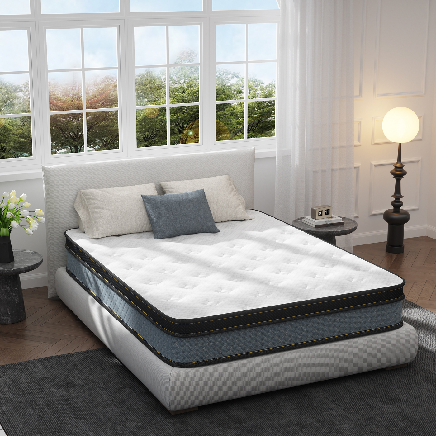 Big Promotion Crystli Twilight Collection|10 inch Memory Foam Mattress with CertiPUR-US Certified(US)