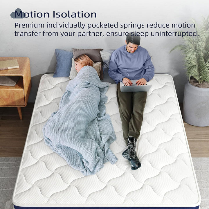 Big Promotion Crystli Midnight Collection 14 Inch Hybrid Innerspring Mattress with Zero Gravity(US)