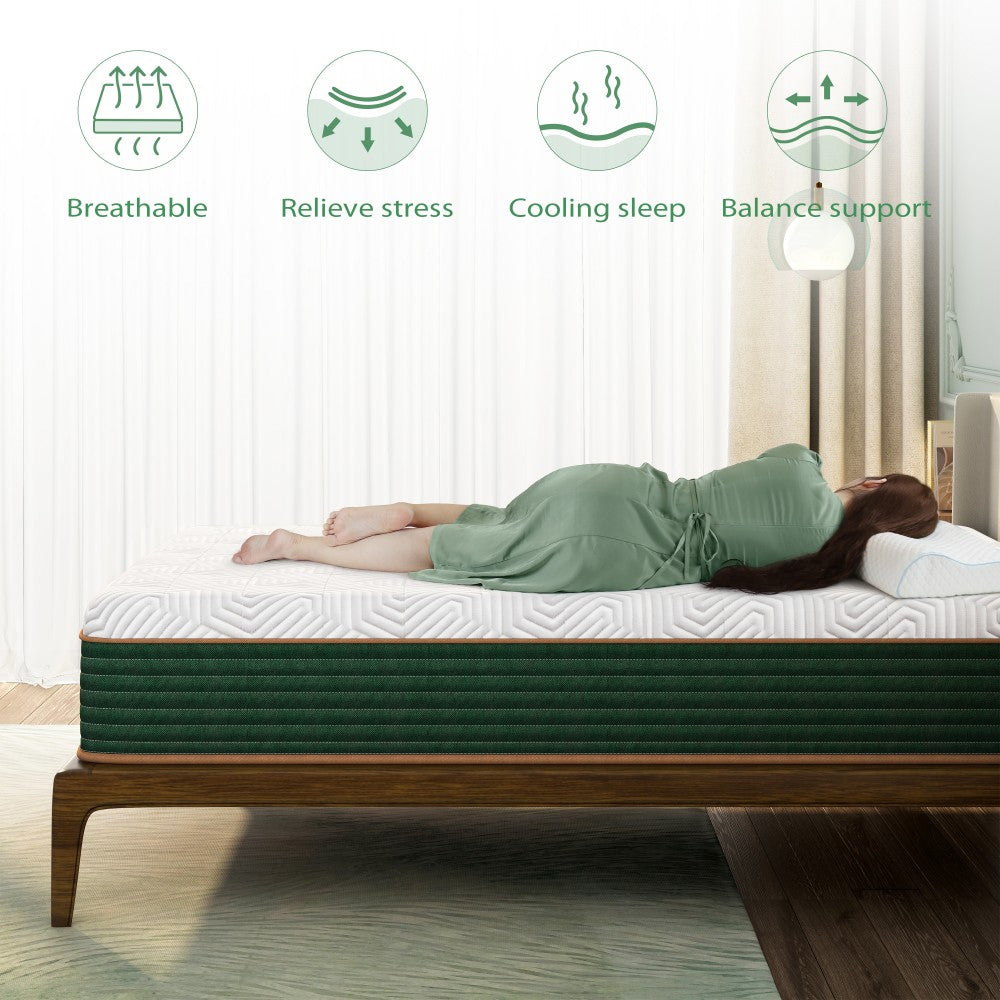 10 Inch  Innerspring Gel Memory Foam Mattress
