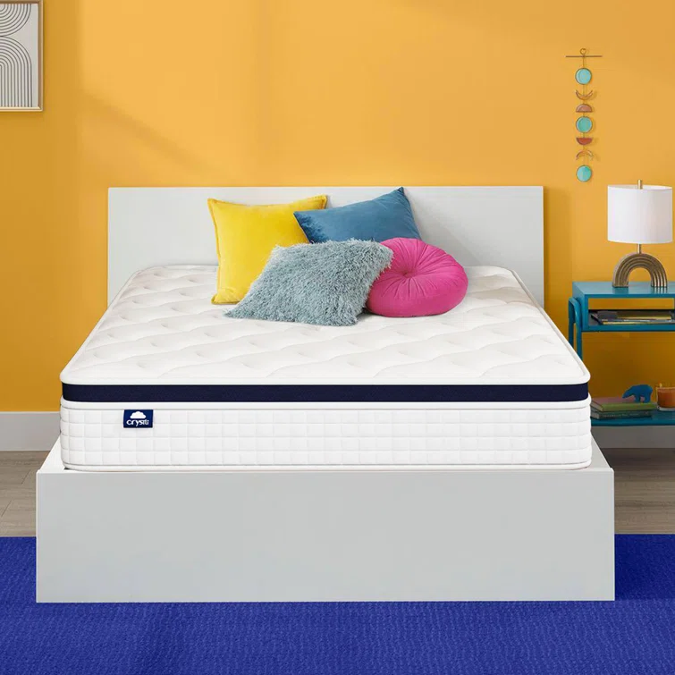 WM Crystli Midnight Collection 10 Inch Hybrid Innerspring Mattress with Zero Gravity(US)