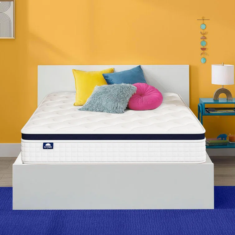 Everyday Crystli Midnight Collection 10 Inch Hybrid Innerspring Mattress with Zero Gravity(US)