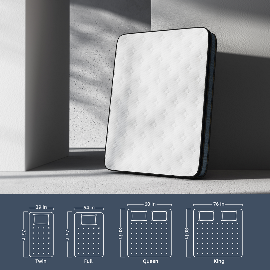Big Promotion Crystli Twilight Collection| 8 inch Memory Foam Mattress with CertiPUR-US Certified (CA)