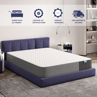 Big Promotion Crystli DC Collection| 6 inch Memory Foam Mattress with CertiPUR-US Certified (CA)