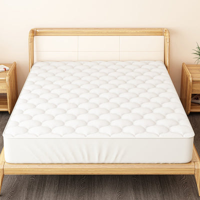 Everyday Quilted Mattress Pad Cover Topper Pillow Top Mattress Protector