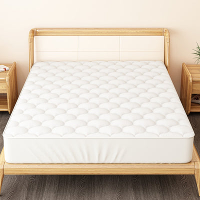 WM Quilted Mattress Pad Cover Topper Pillow Top Mattress Protector