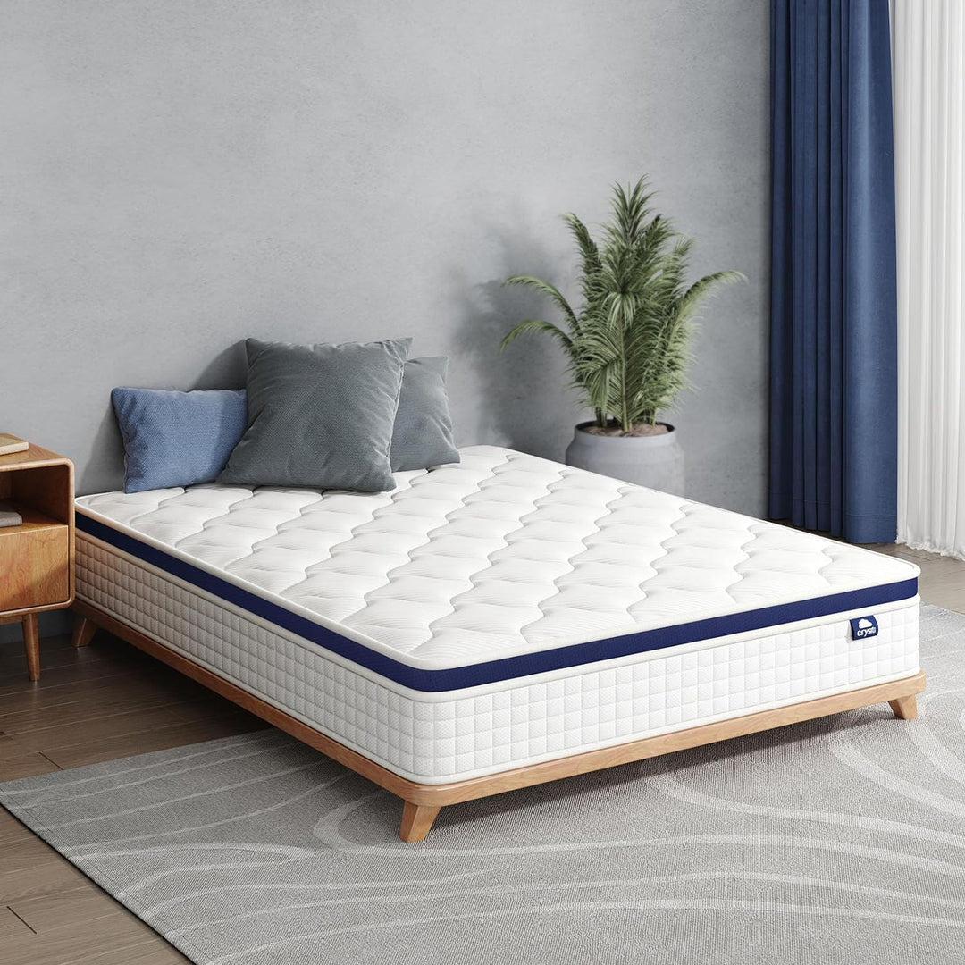 Big Promotion Crystli Midnight Collection 10 Inch Innerspring Mattress With Zero Pressure Foam