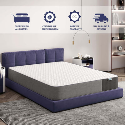 Crystli 10-inch Memory Foam Mattress