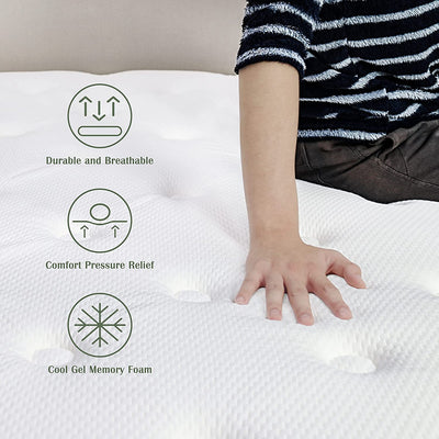 10 Inch Mattress Medium Firm Memory Foam Mattresses in a Box (UK)