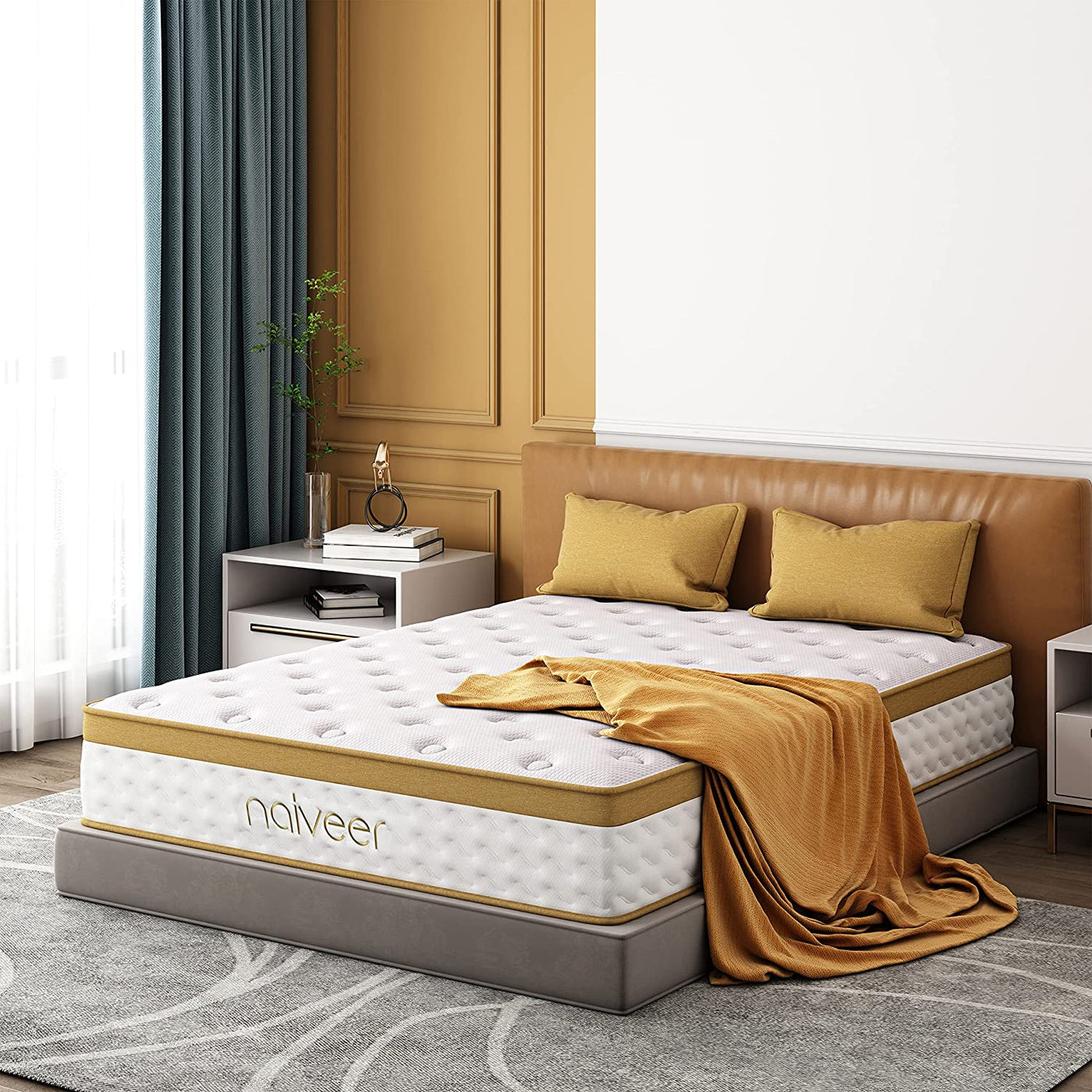 10 Inch Mattress Medium Firm Memory Foam Mattresses in a Box (UK)