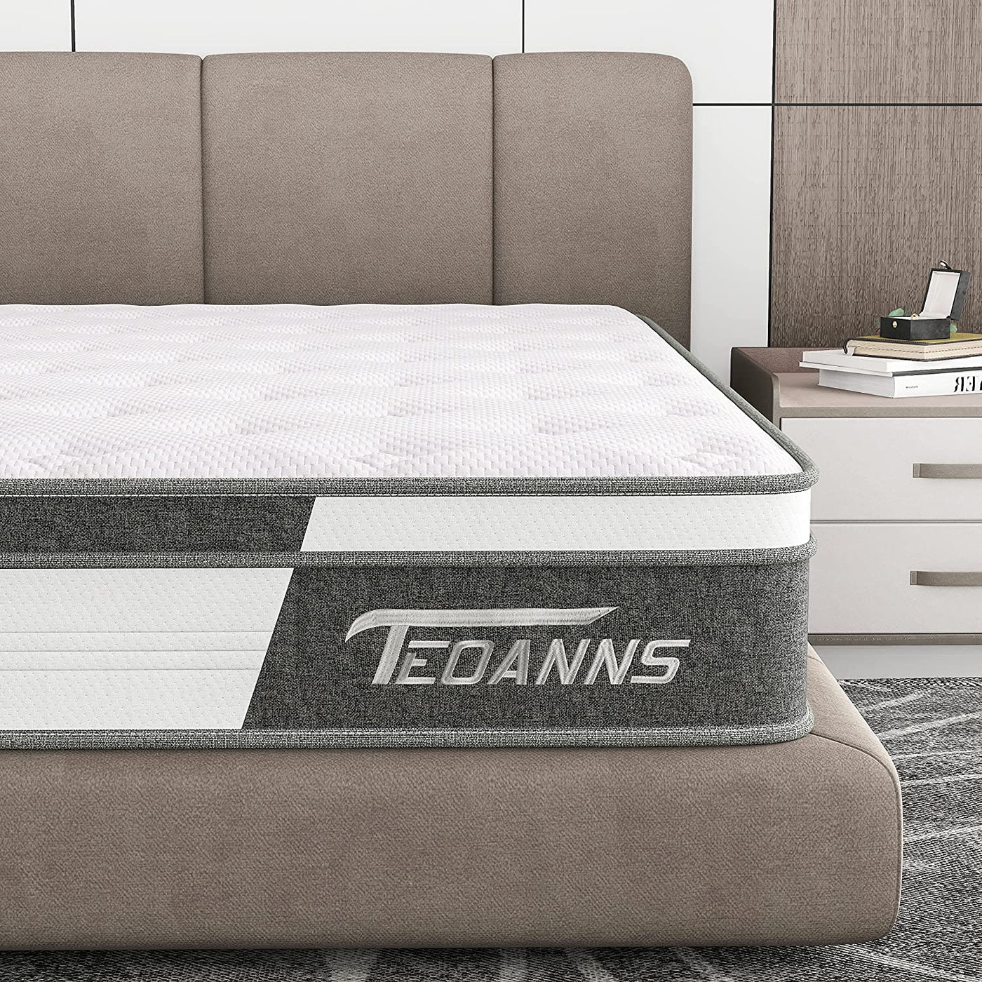 10 Inch Hybrid Mattress with Pressure Relief & Cooler Sleeping (UK)