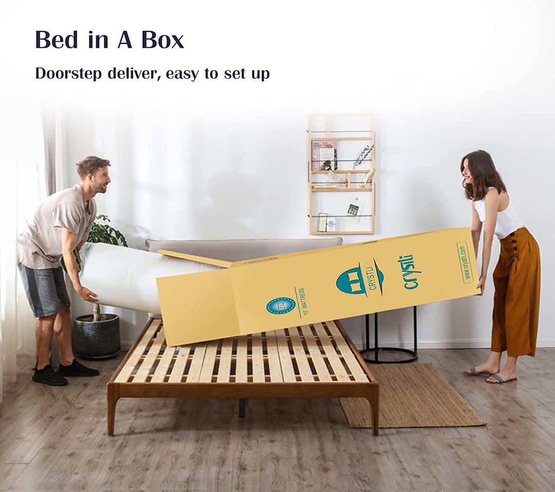 WM-10 Inch Crystli Midnight Collection Hybrid Innerspring Mattress with Zero Gravity(US)