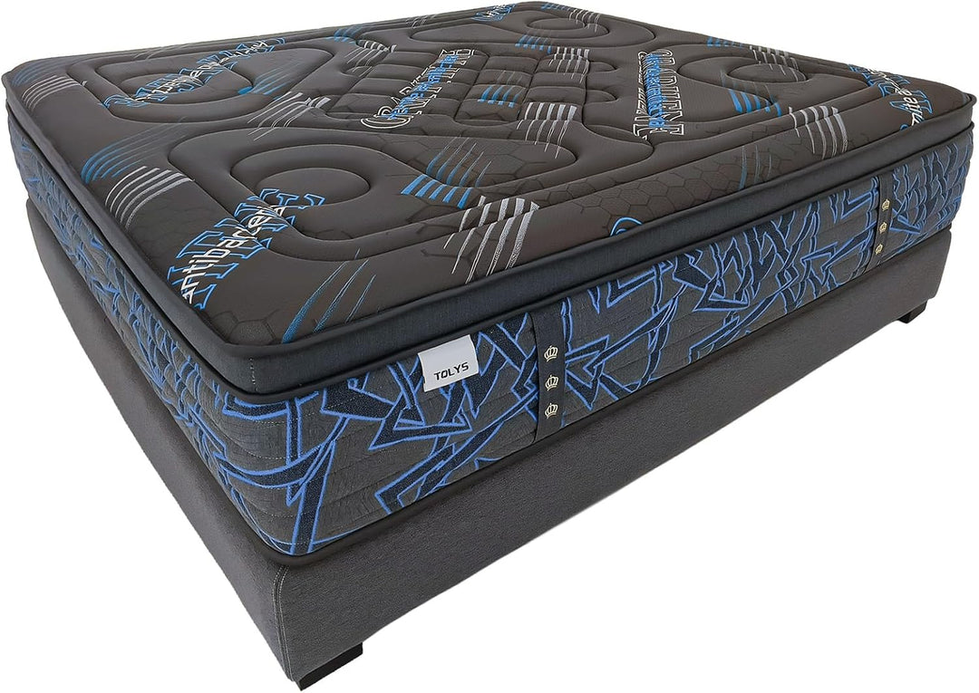 TOLYS 10 Inch Twin Mattress Hybrid Single Mattress for Comfort Sleep