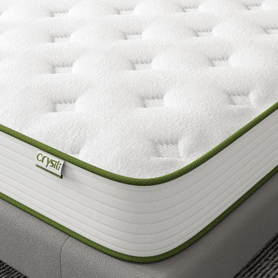 WM Crystli Green Avocado Collection 10 Inch Responsive  Memory Foam Innerspring Mattress(US)